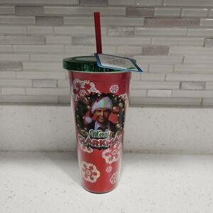 🎄NEW Hallmark “Merry Clarkmas” Insulated Christmas Tumbler🎄
